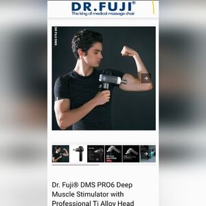Dr. Fuji® DMS PRO6 Deep Muscle Stimulator with Professional Ti Alloy Head $3590